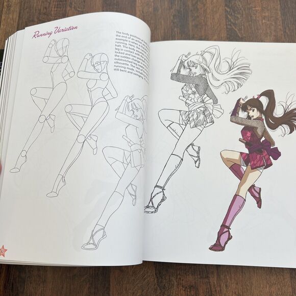 Manga Mania Bishoujo & Magical Girls & Friends How To Draw 2 Volumes In One Book - Picture 8 of 16